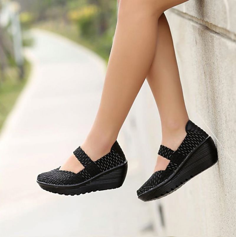 Ashoka Dames Loafer Zwarte Schoenen - Zwart