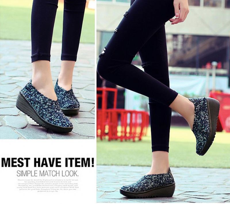 Astrid Dames Wedges - Grijs