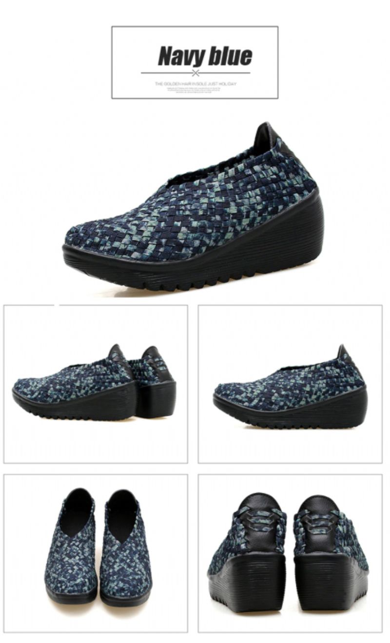 Astrid Dames Wedges - Grijs