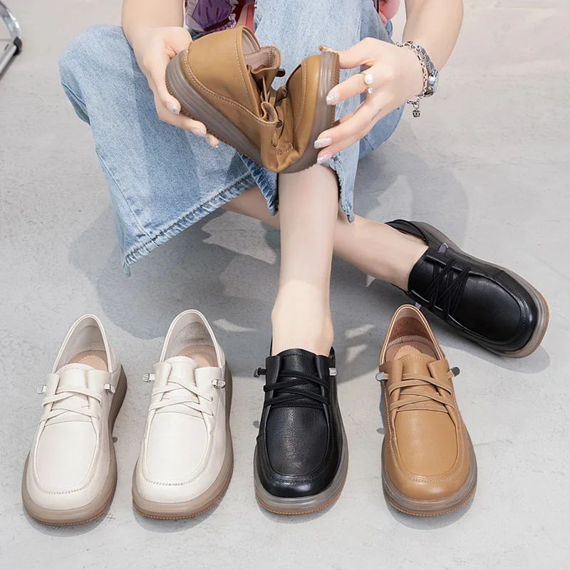 Asuncion Comfortabele Loafers Voor Dames - Kaki