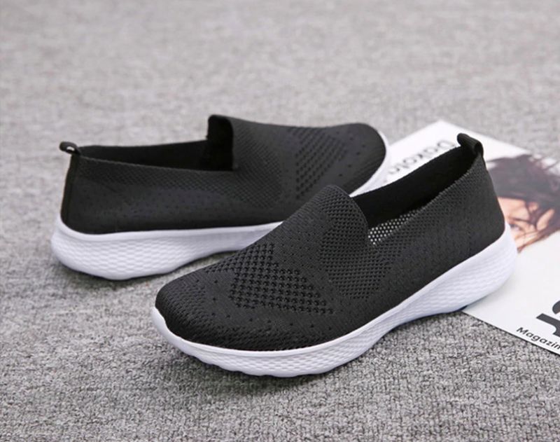 Atalia Dames Loafer Schoenen - Zwart