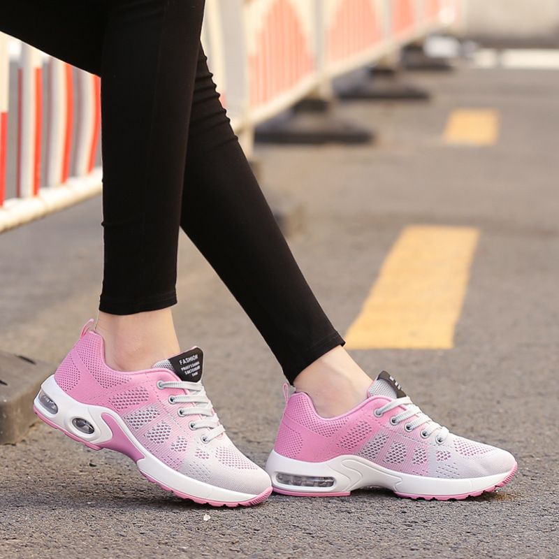 Atenea Dames Lichtgewicht En Ademende Sneaker - Roze