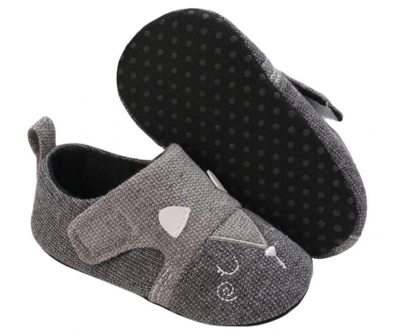 Atlass Baby Jongens Casual Sneakers - Grijs