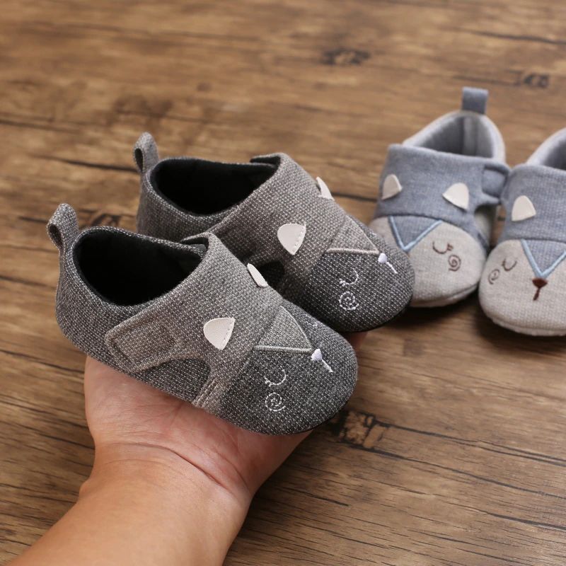 Atlass Baby Jongens Casual Sneakers - Grijs