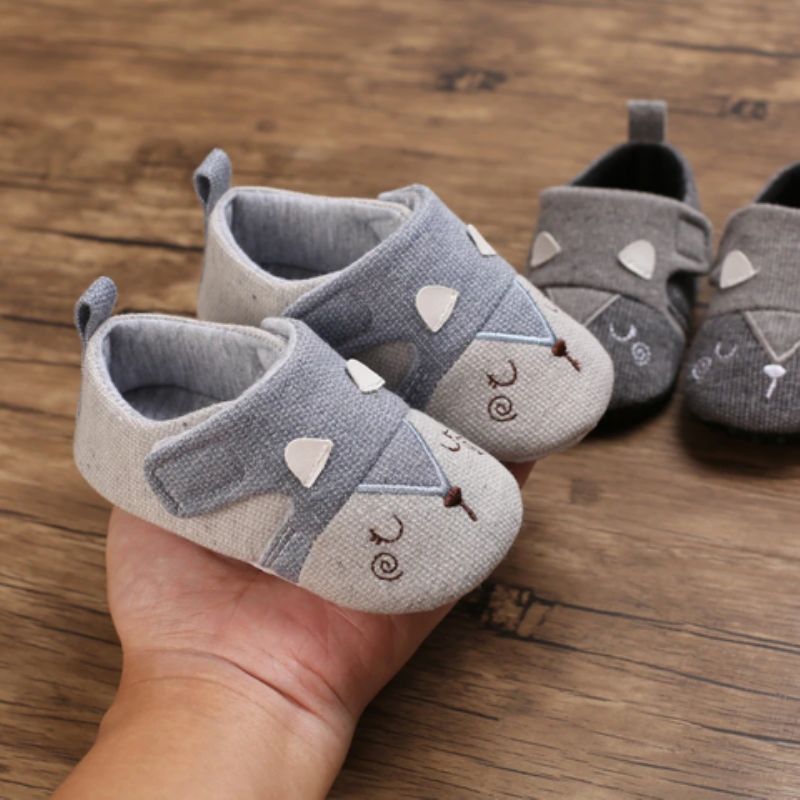 Atlass Baby Jongens Casual Sneakers - Grijs