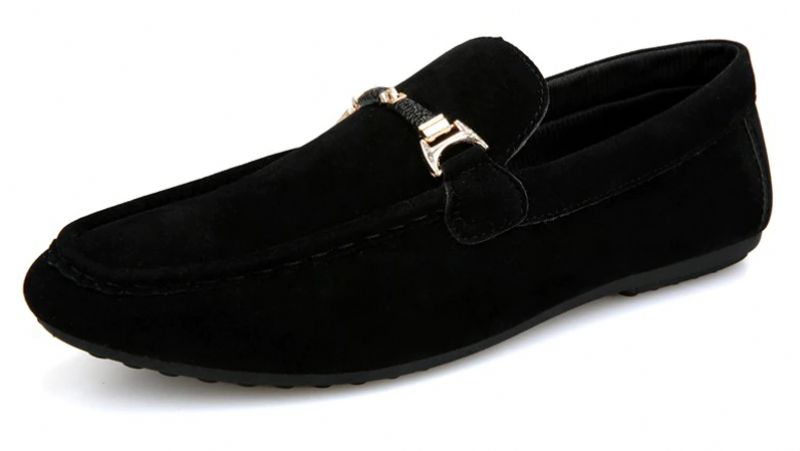 Atom Heren Loafers Dress Schoenen - Zwart