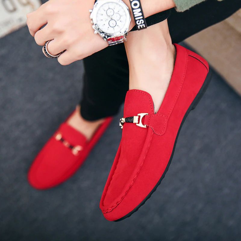 Atom Heren Loafers Dress Schoenen - Zwart