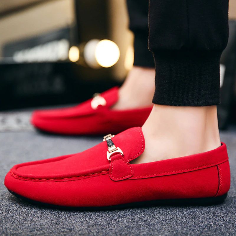 Atom Heren Loafers Dress Schoenen - Zwart