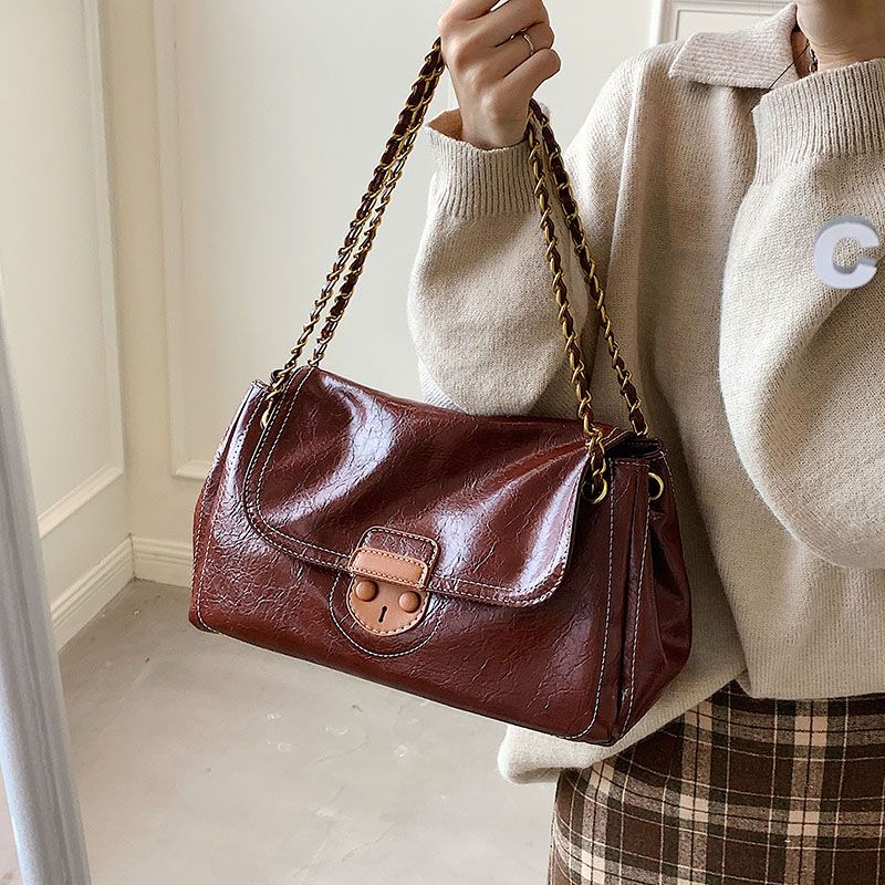 Audri Dames Trendy Schouder Handtas - Groen