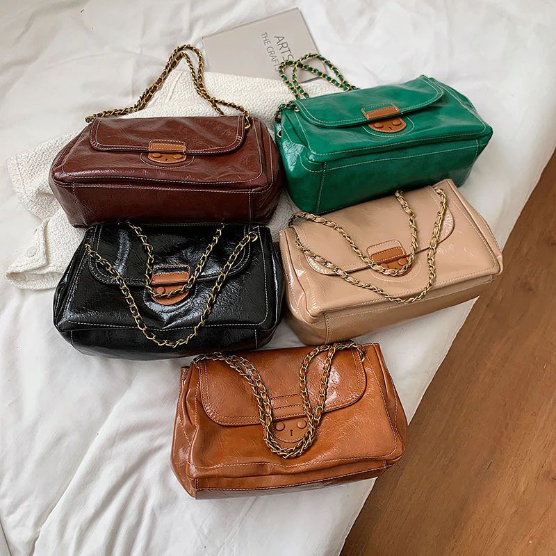 Audri Dames Trendy Schouder Handtas - Groen