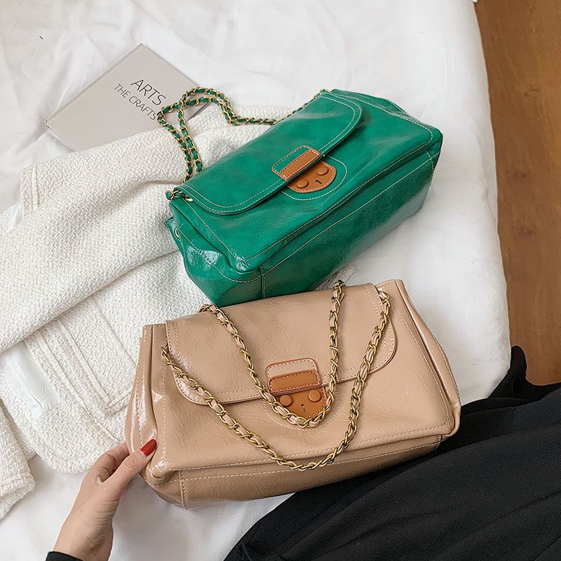 Audri Dames Trendy Schouder Handtas - Groen