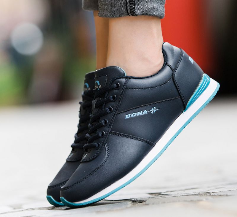 Audry Dames Atletische Sneaker Met Comfortabele Veters - Wit