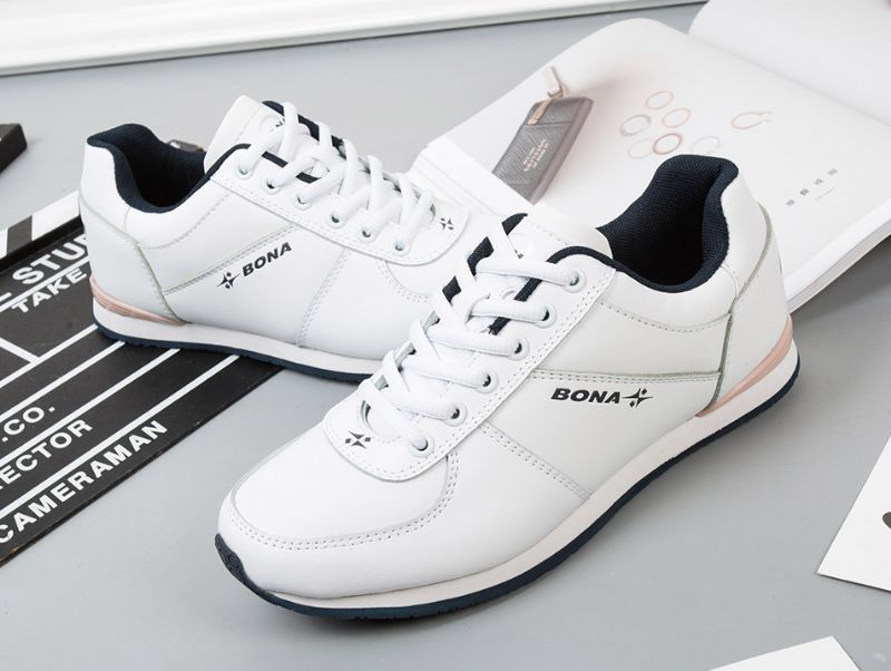Audry Dames Atletische Sneaker Met Comfortabele Veters - Wit