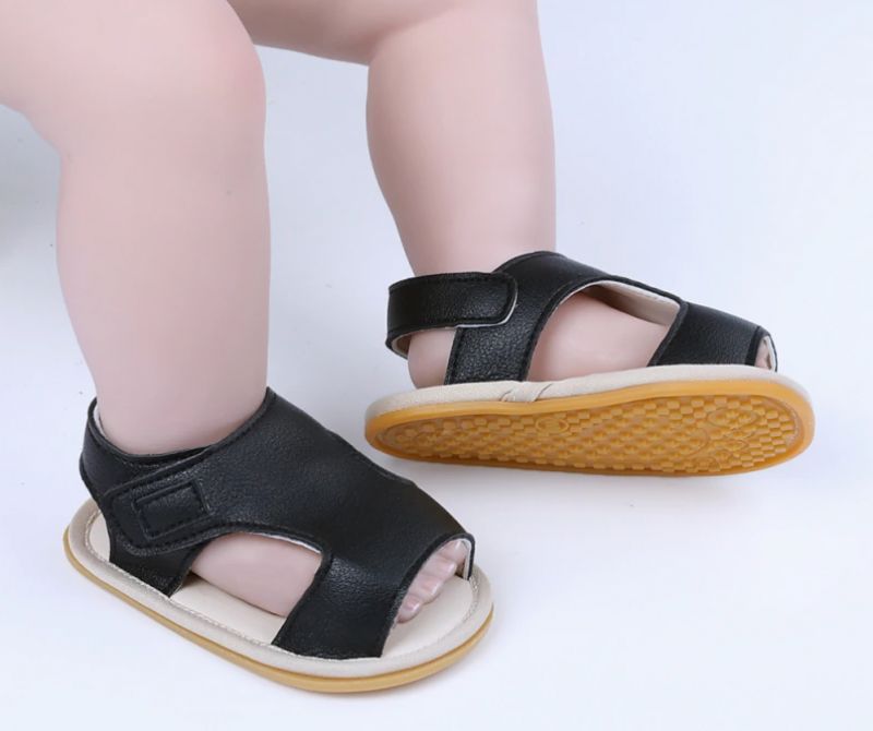 August Baby Jongens Outdoor Sandalen - Zwart