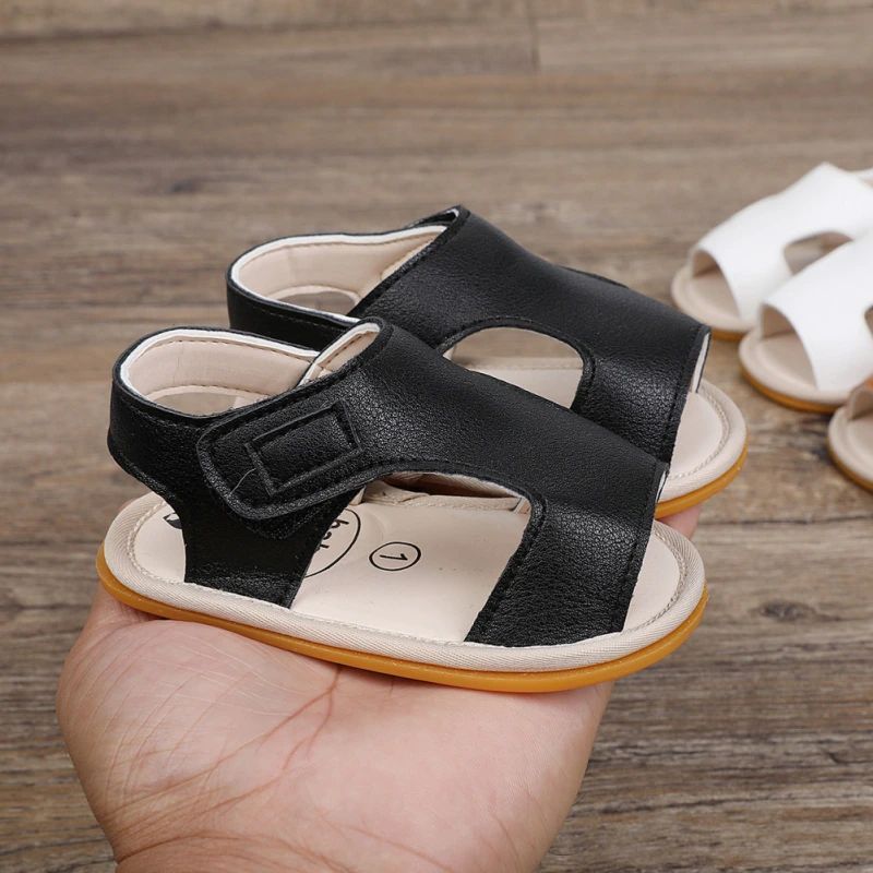 August Baby Jongens Outdoor Sandalen - Zwart