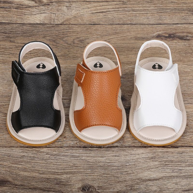 August Baby Jongens Outdoor Sandalen - Zwart