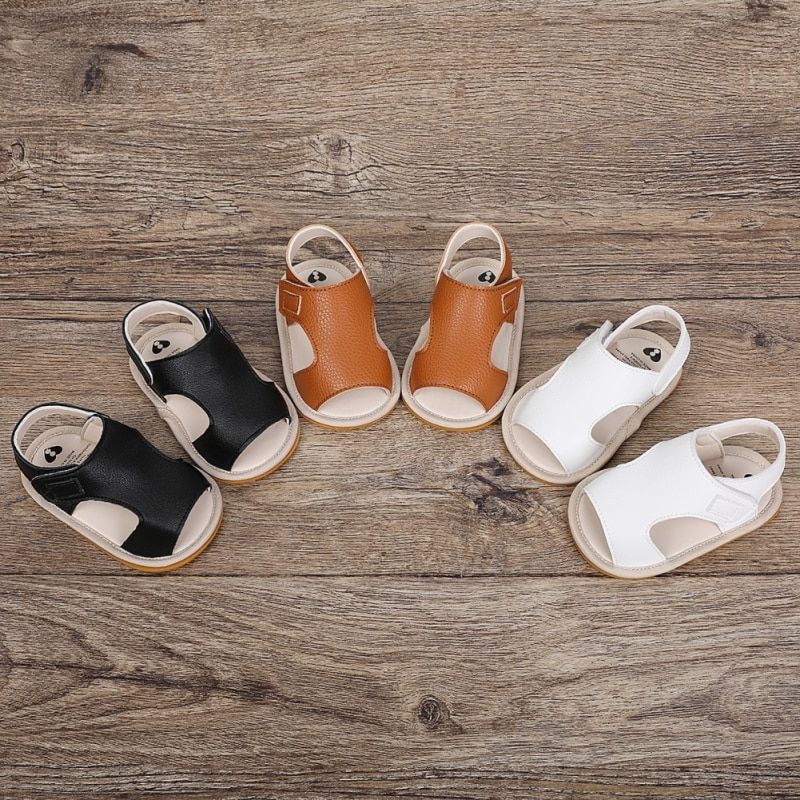 August Baby Jongens Outdoor Sandalen - Zwart