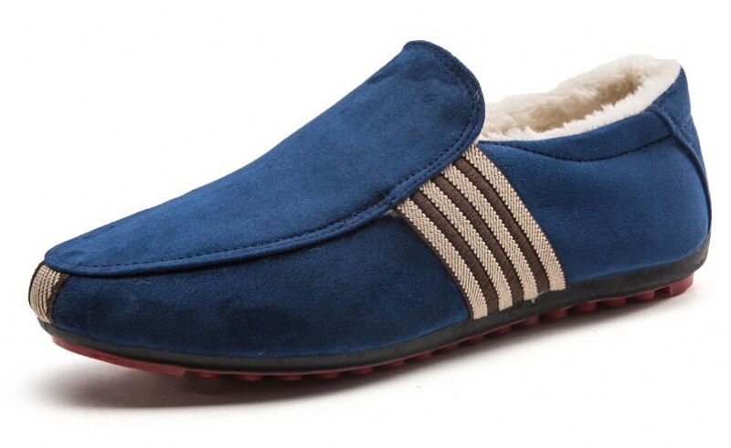 August Heren Loafers Casual Schoenen - Zwart Bont