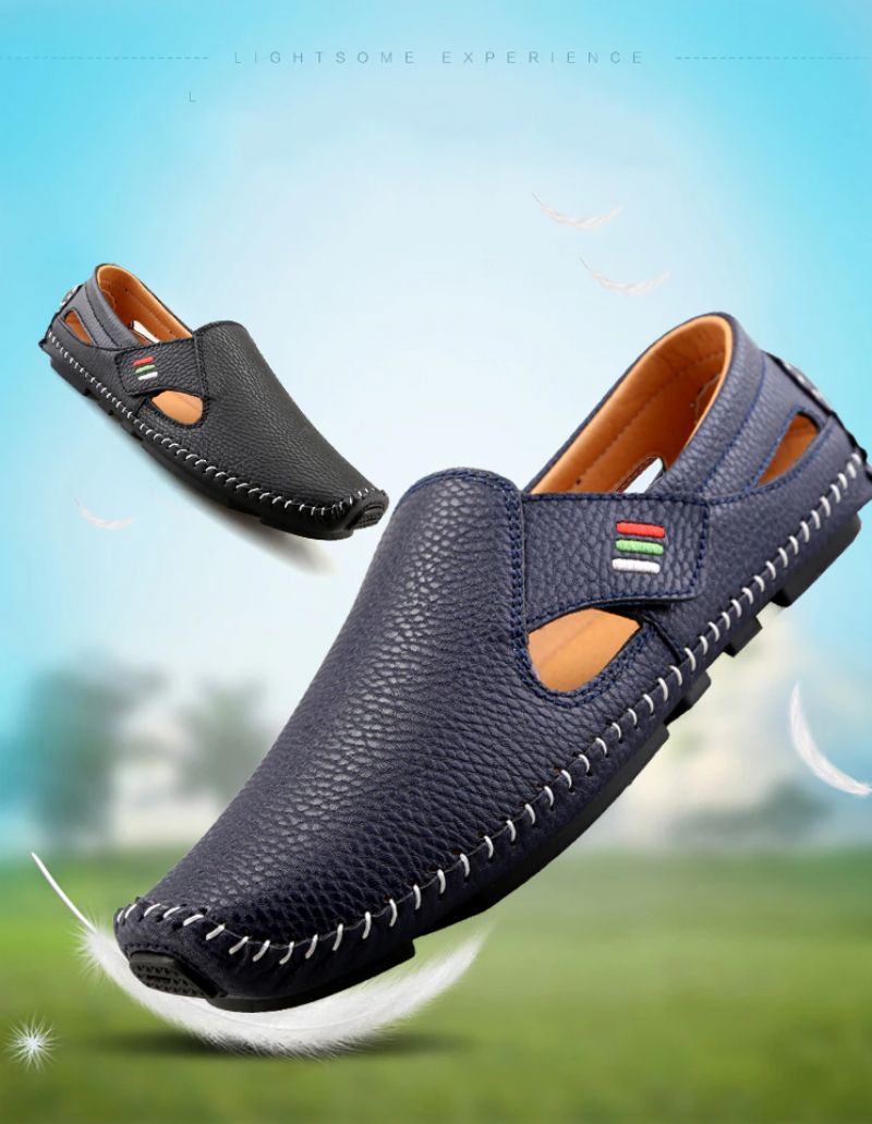 Augusto Heren Loafers Casual Schoenen - Zwart