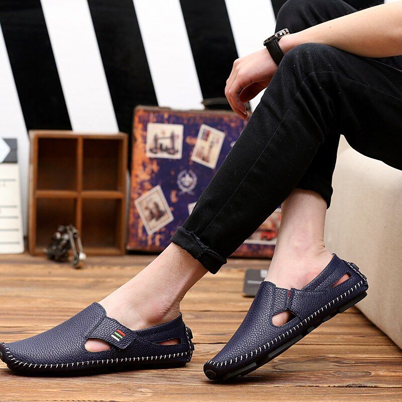 Augusto Heren Loafers Casual Schoenen - Zwart
