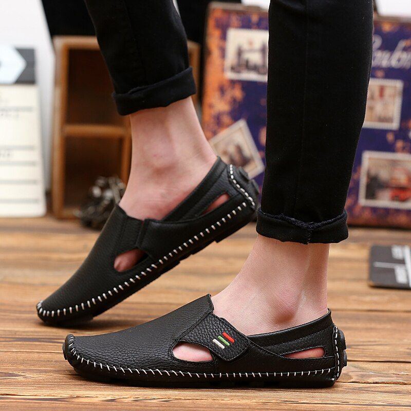 Augusto Heren Loafers Casual Schoenen - Zwart