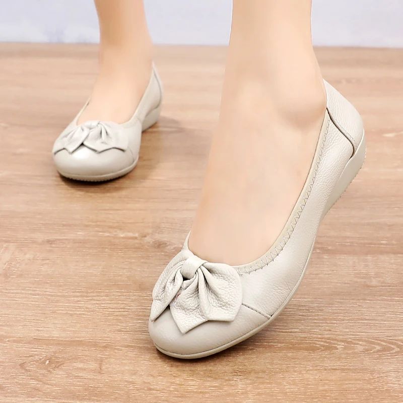 Aurora Dames Comfortabele Loafers - Beige