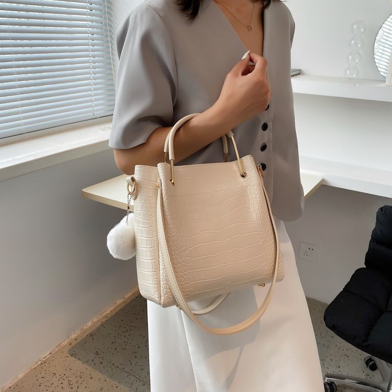 Axcel Vrouwen Leren Luxe Handtas - Zwart