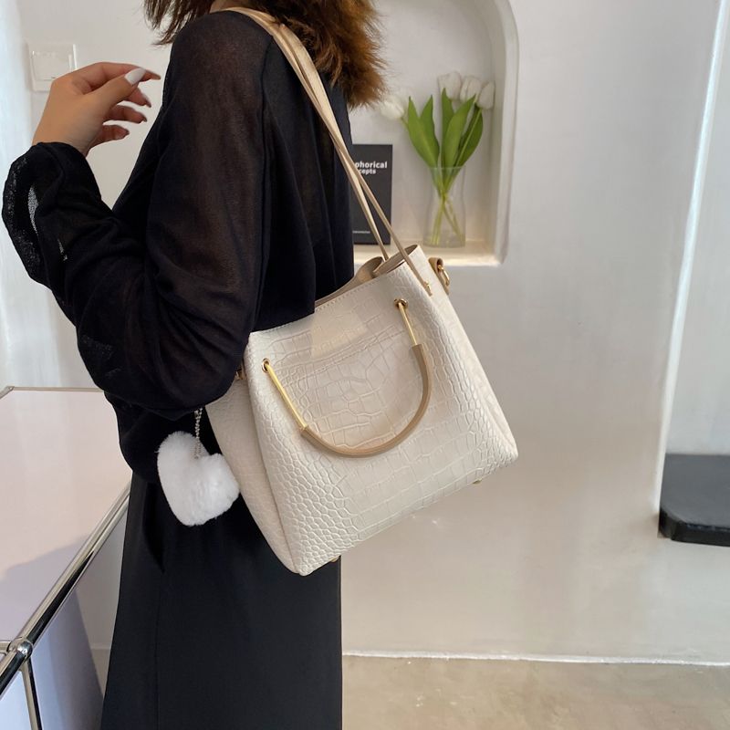 Axcel Vrouwen Leren Luxe Handtas - Zwart