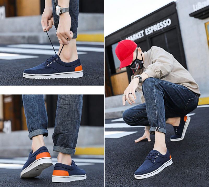 Axium Heren Loafers Zomerschoenen - Blauw