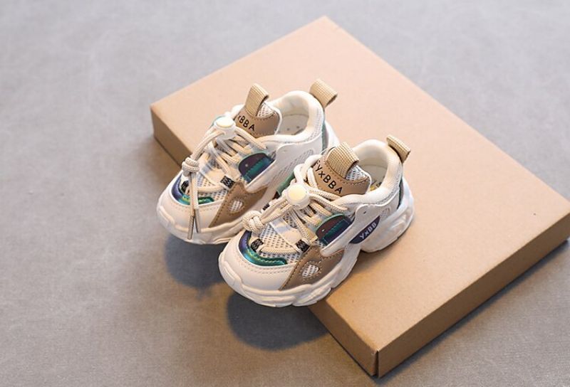 Ayala Unisex Kids Casual Sneakers - Beige