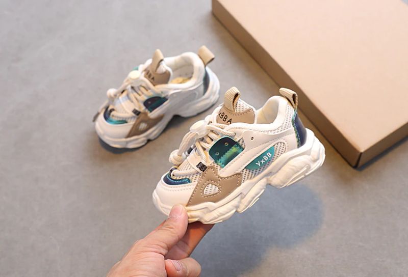 Ayala Unisex Kids Casual Sneakers - Beige