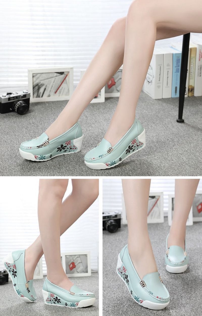Aylin Dames Platform - Wit