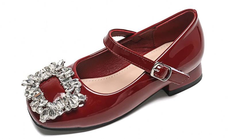 Aymara Platte Schoenen Voor Meisjes - Bordeauxrood