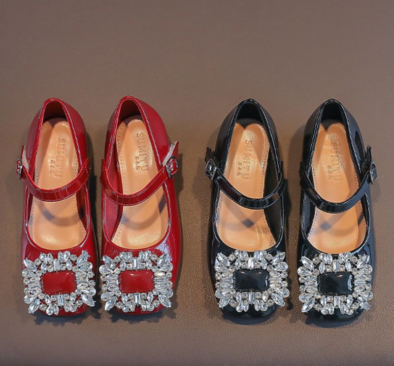Aymara Platte Schoenen Voor Meisjes - Bordeauxrood