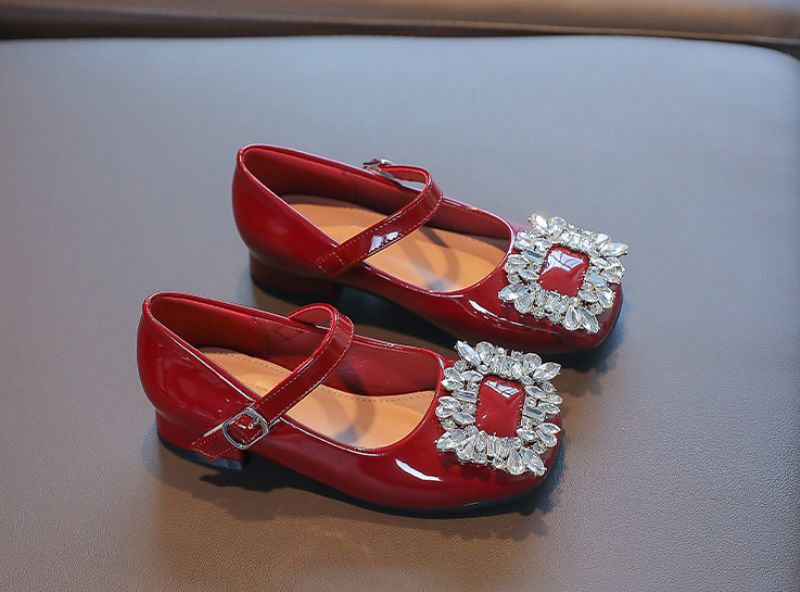 Aymara Platte Schoenen Voor Meisjes - Bordeauxrood