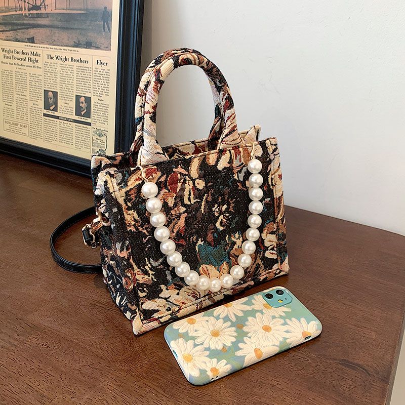 Azalea Dames Luxe Designer Grote Tote Hadbag - Groot Bruin