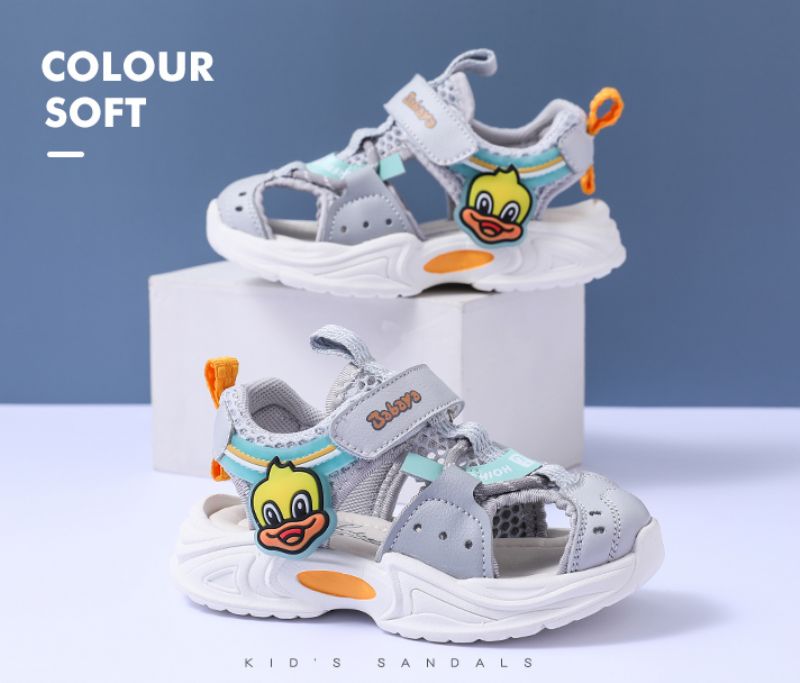 Azier Unisex Kindermode Sandaal - Grijs