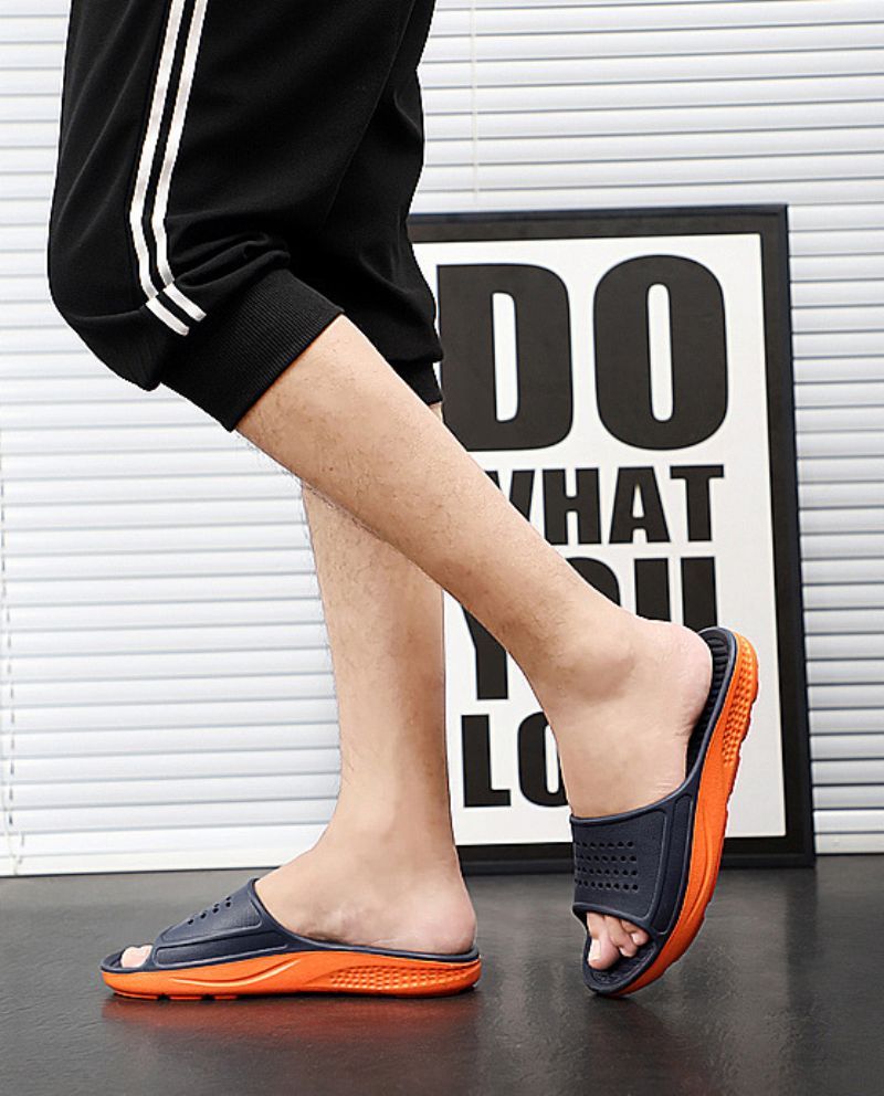 Azio Heren Indoor Sandalen - Zwart