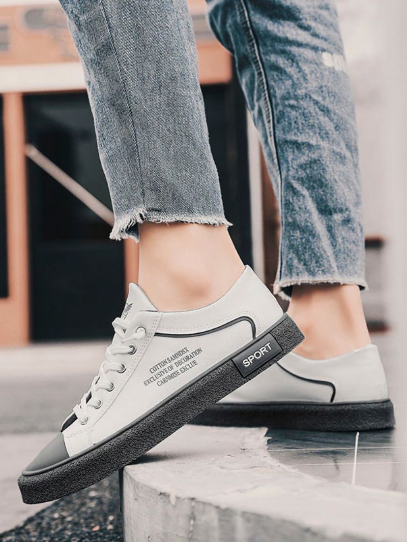 Azis Heren Classic Sneakers - Wit