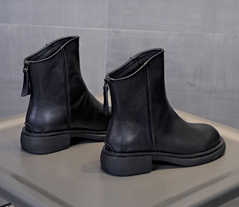 Azua Dames Leather Boots - Bruin Bont
