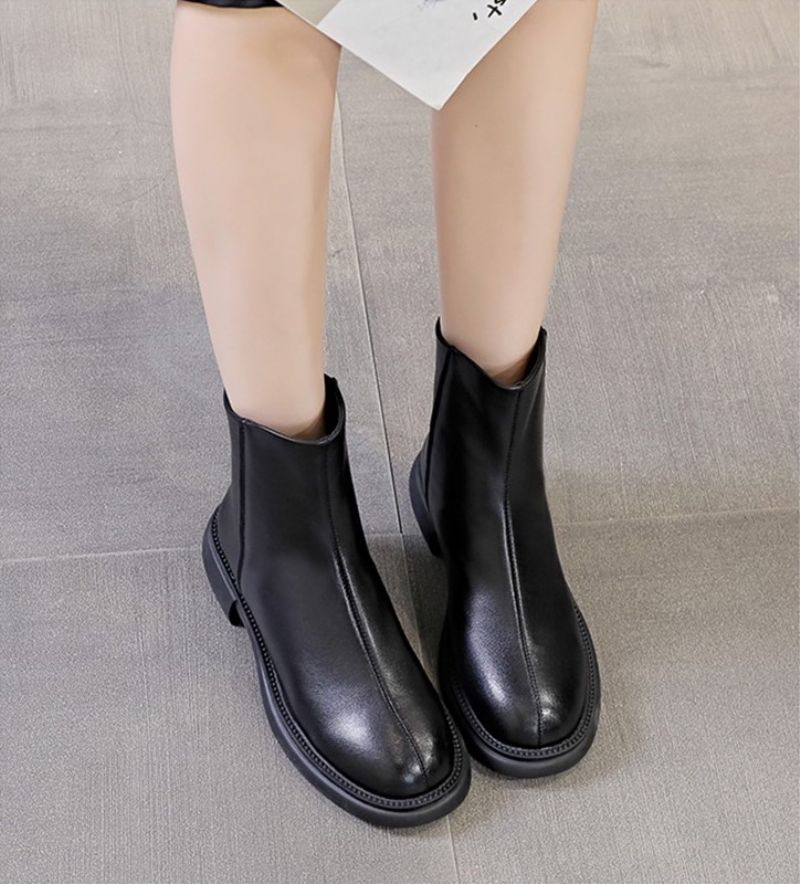 Azua Dames Leather Boots - Bruin Bont