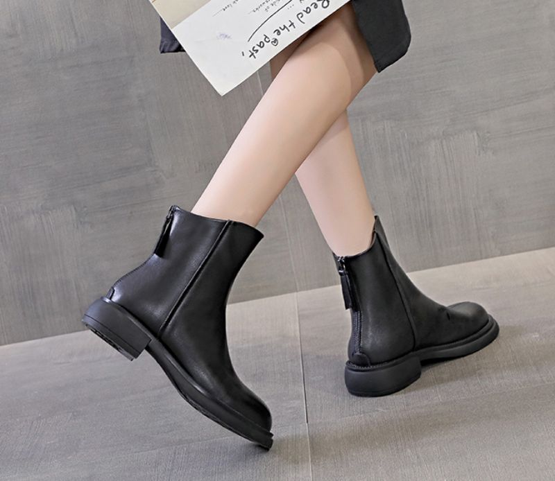 Azua Dames Leather Boots - Bruin Bont