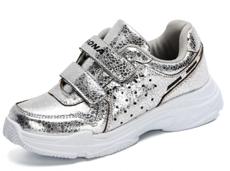 Babidi Jongensmode Sneakers - Zilver