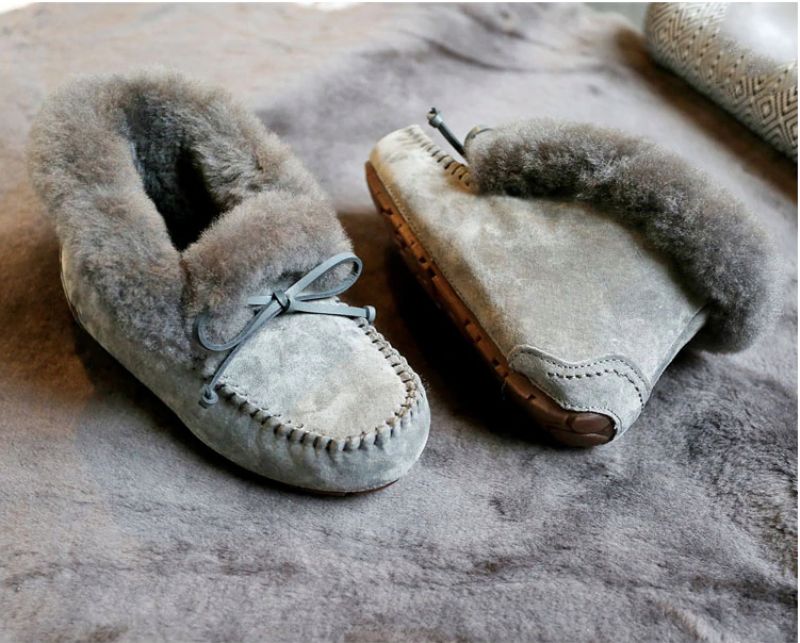 Bachi Dames Winter Enkellaarzen - Khaki