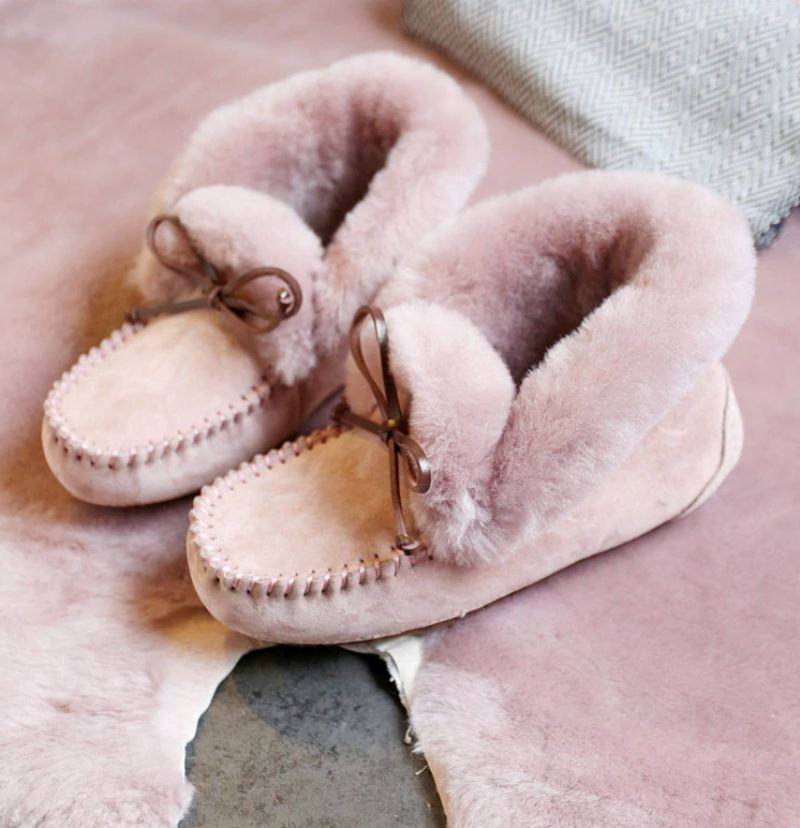 Bachi Dames Winter Enkellaarzen - Khaki