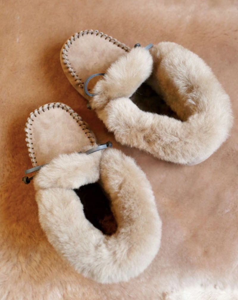 Bachi Dames Winter Enkellaarzen - Khaki