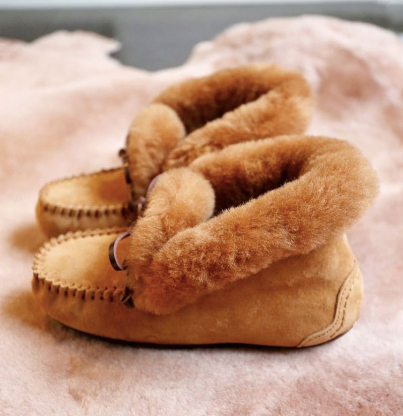 Bachi Dames Winter Enkellaarzen - Khaki