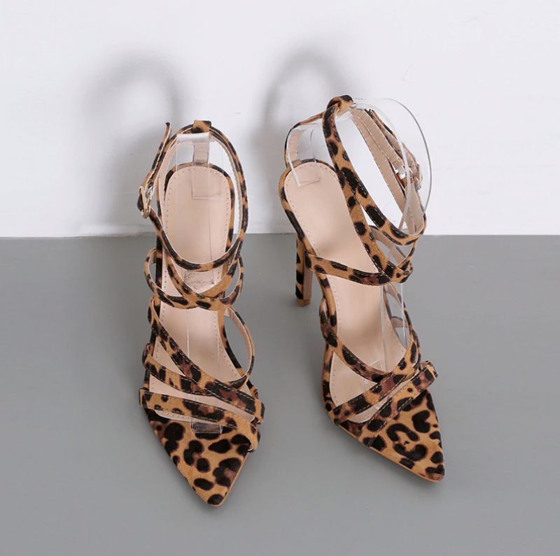 Baila Dames Hakken - Luipaard print