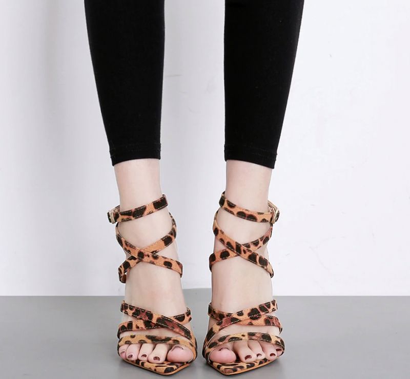 Baila Dames Hakken - Luipaard print