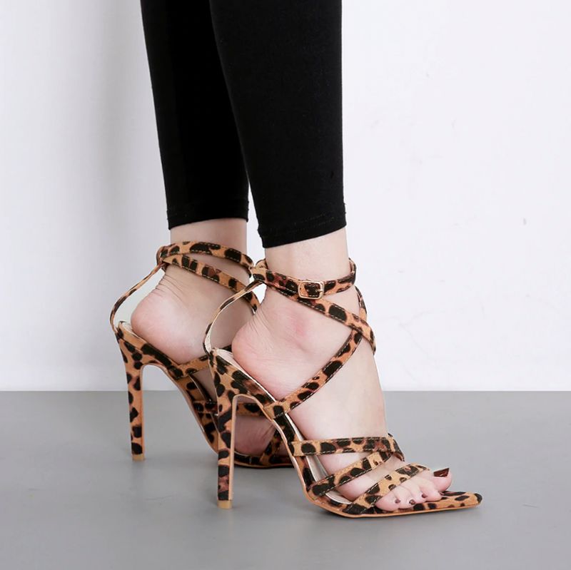 Baila Dames Hakken - Luipaard print